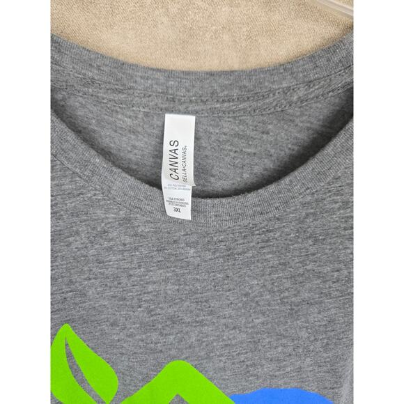 Norwex T-shirt 3XL Short Sleeve Gray Shirt with Norwex Logo - Picture 3 of 3